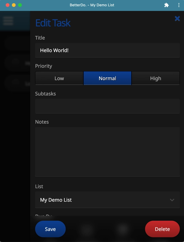 List Members User Interface